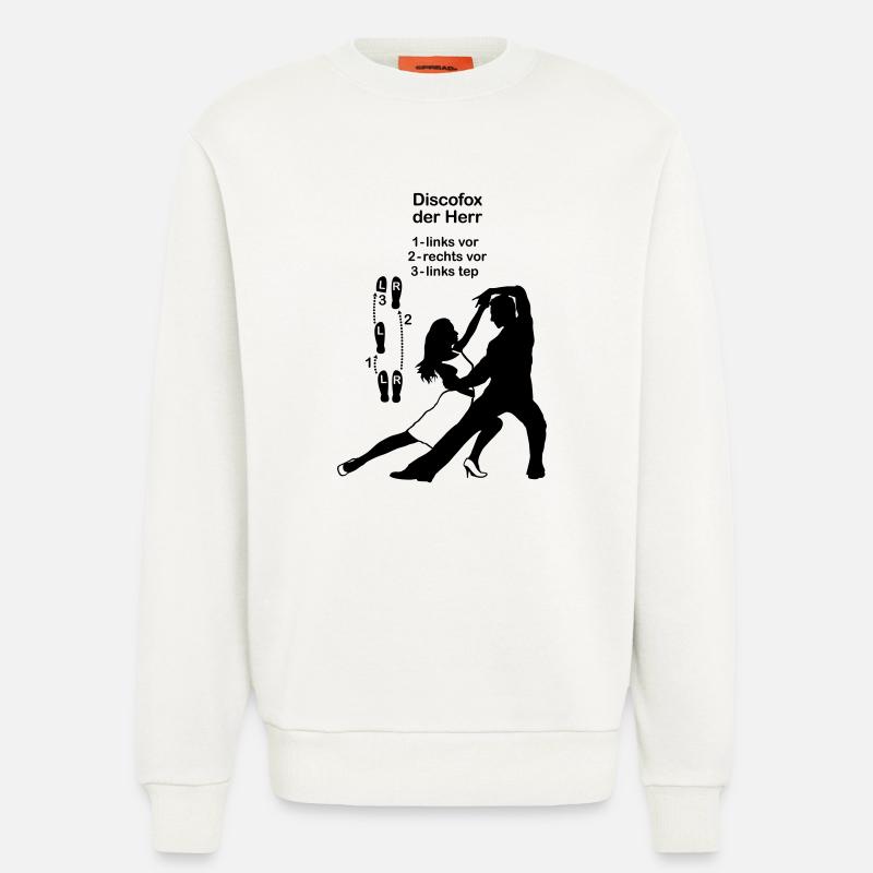 discofox - the Lord - Sweatshirt - made by SPREAD  - OFF WHITE