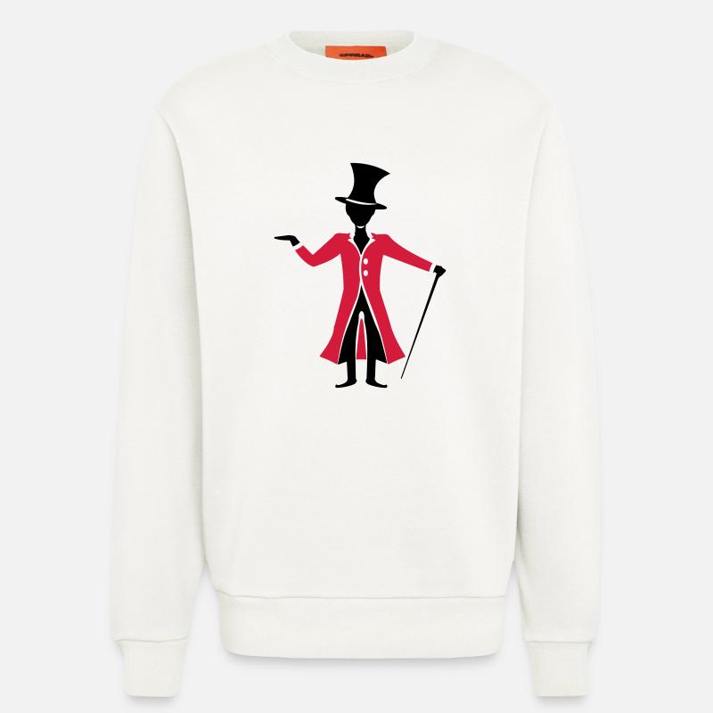 Magier Zauberer - Sweatshirt - made by SPREAD  - OFF WHITE