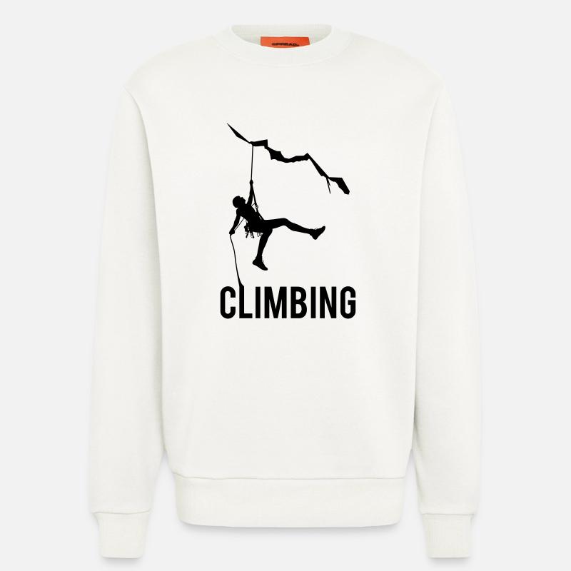 Climbing - Sweatshirt - made by SPREAD  - OFF WHITE