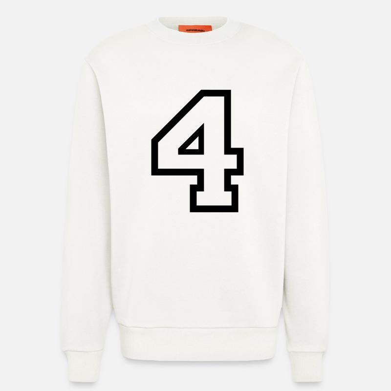 DIE NUMMER VIER - 4 - Sweatshirt - made by SPREAD  - OFF WHITE