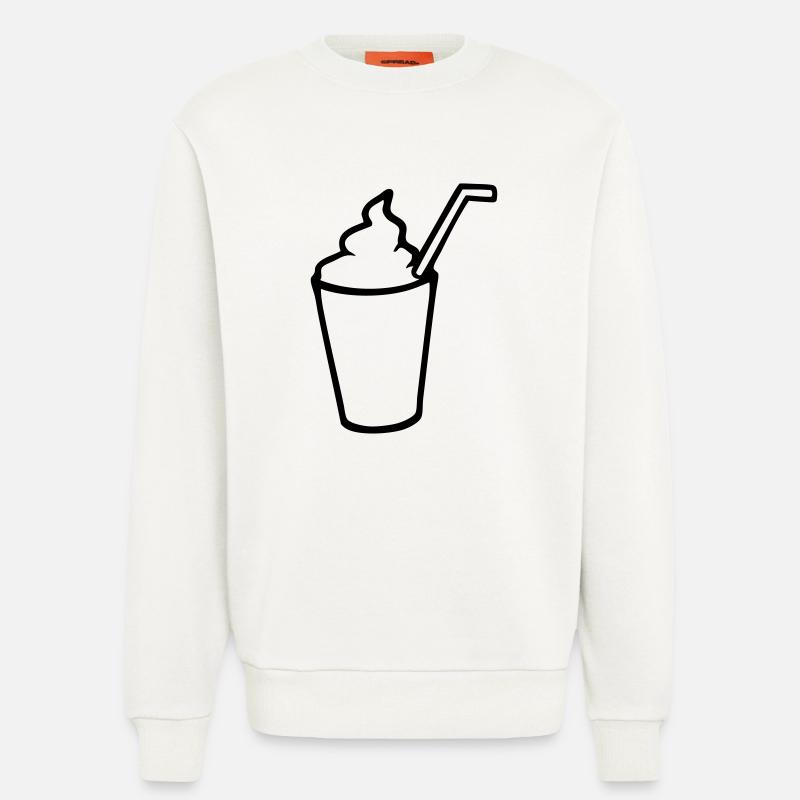 Milchshake - Sweatshirt - made by SPREAD  - OFF WHITE