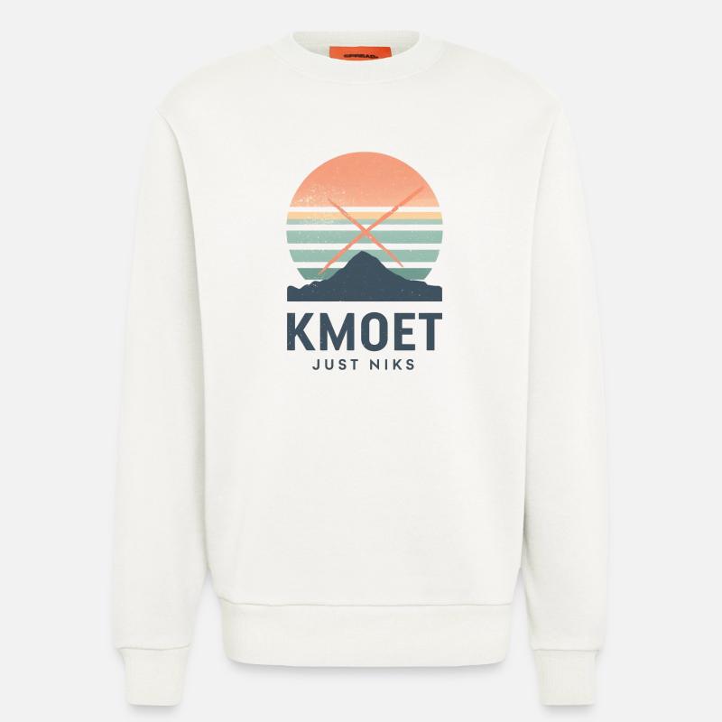 Kmoet just nothing, Antwerp dialect Shirts - Sweatshirt - made by SPREAD  - OFF WHITE