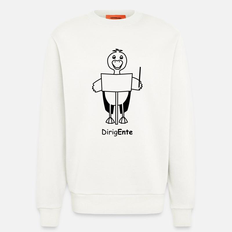 TIB_DirigEnte - Sweatshirt - made by SPREAD - OFF WHITE