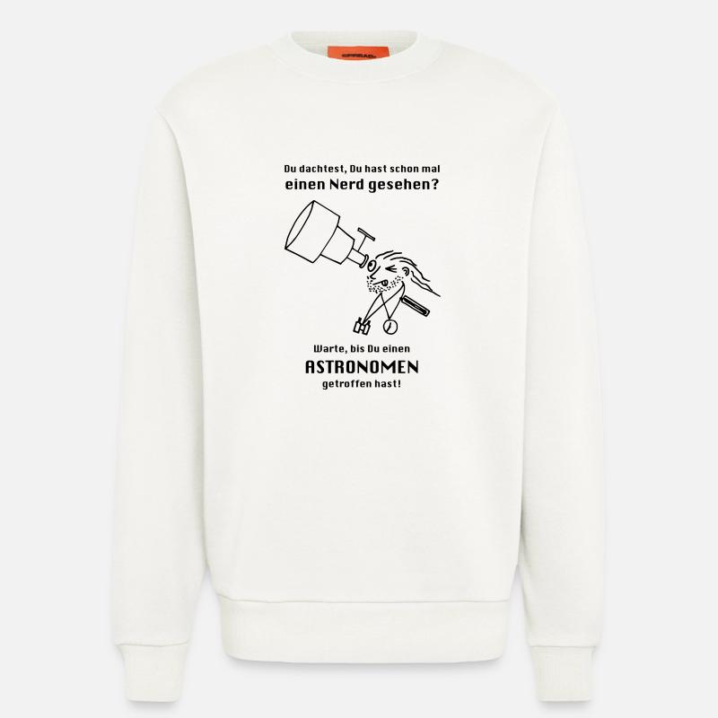 Astronom - Sweatshirt - made by SPREAD  - OFF WHITE
