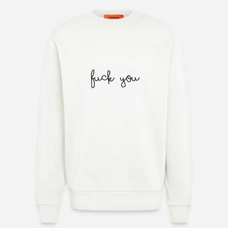 fickt euch - Sweatshirt - made by SPREAD  - OFF WHITE