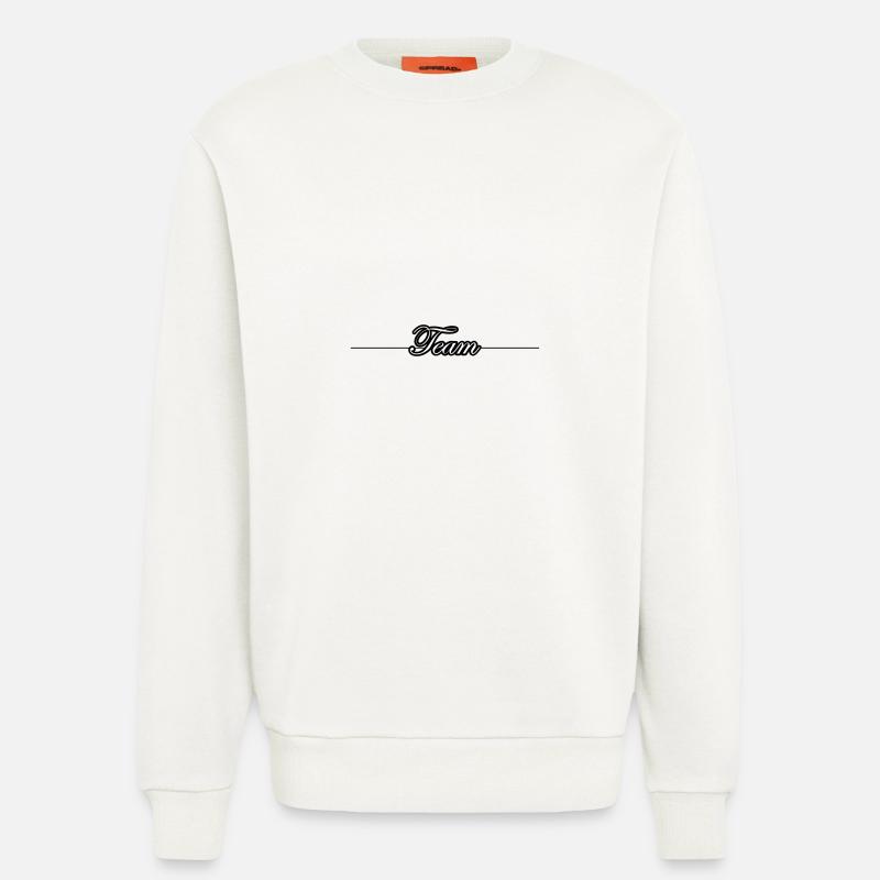 Team Line - Sweatshirt - made by SPREAD  - OFF WHITE