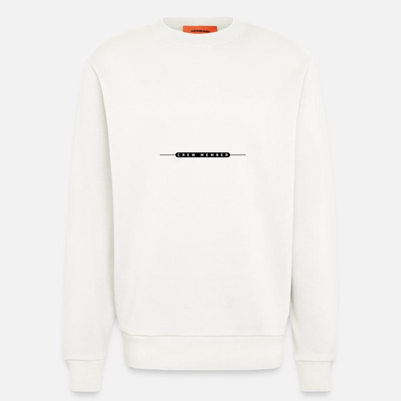 Crew Member - Sweatshirt - made by SPREAD  - OFF WHITE