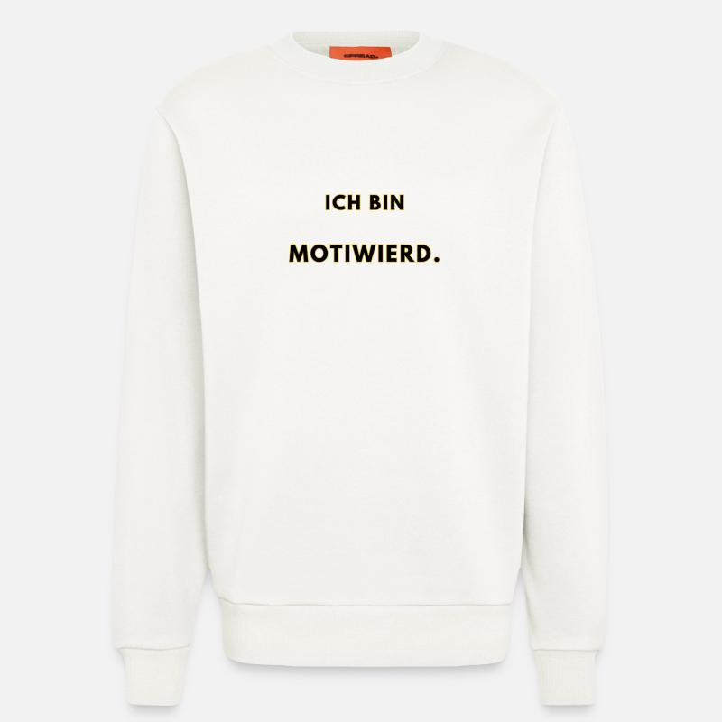Ich bin motiweird. - Sweatshirt - made by SPREAD  - OFF WHITE