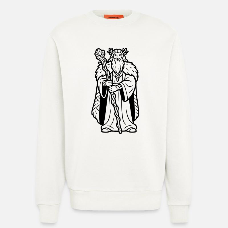 Druide - Sweatshirt - made by SPREAD  - OFF WHITE