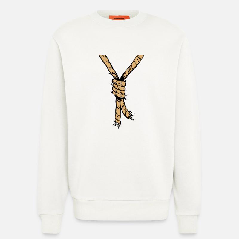 Strick um den Hals - Sweatshirt - made by SPREAD  - OFF WHITE