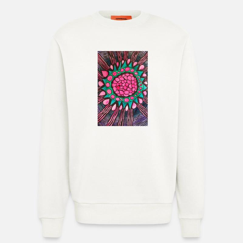 Raspberry - Sweatshirt - made by SPREAD  - OFF WHITE
