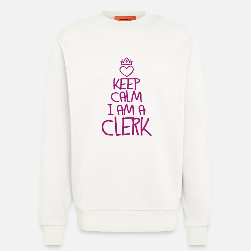 Keep Calm Sachbearbeiter - Sweatshirt - made by SPREAD  - OFF WHITE