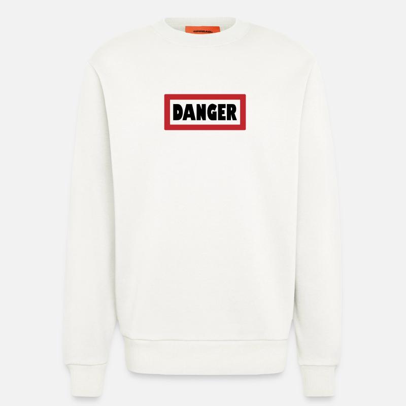 Avertissement : Élégamment dangereux - Sweat bio décontracté fabriqué en UE - OFF WHITE