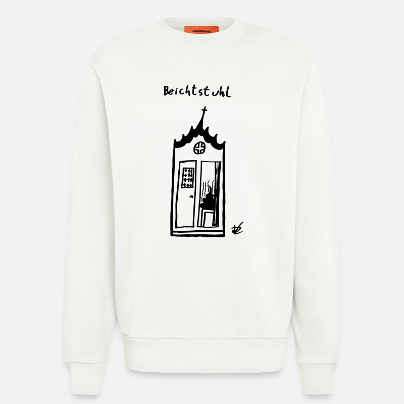 Beichtstuhl - Sweatshirt - made by SPREAD  - OFF WHITE