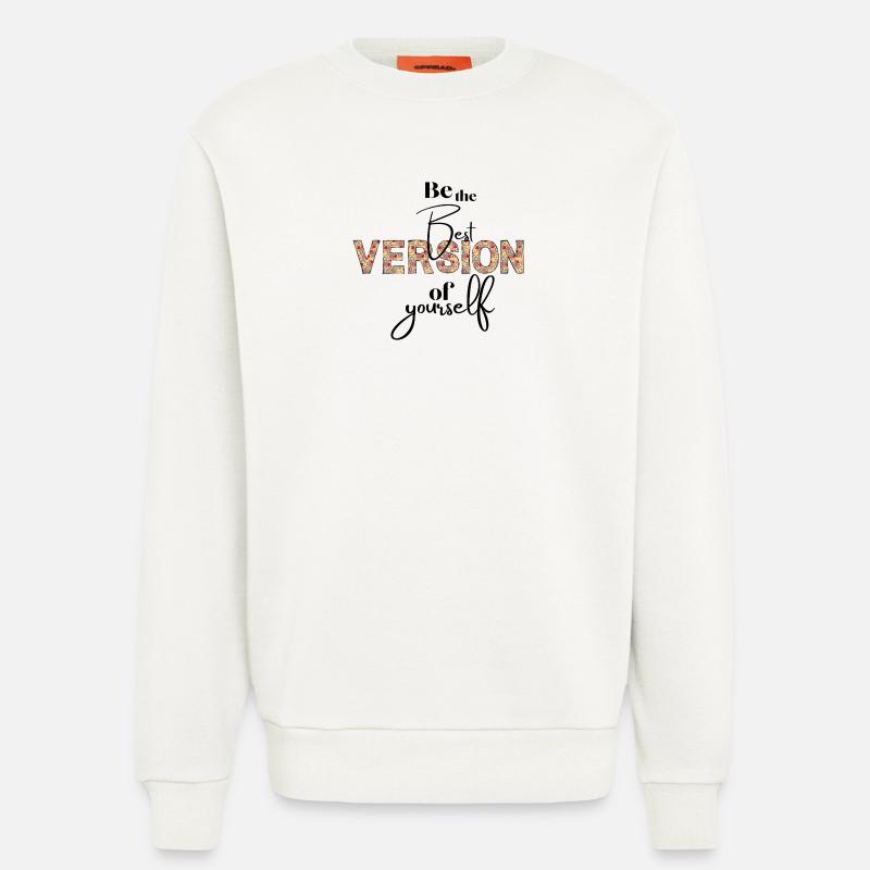 Version Florale Typo - Sweatshirt - made by SPREAD  - OFF WHITE