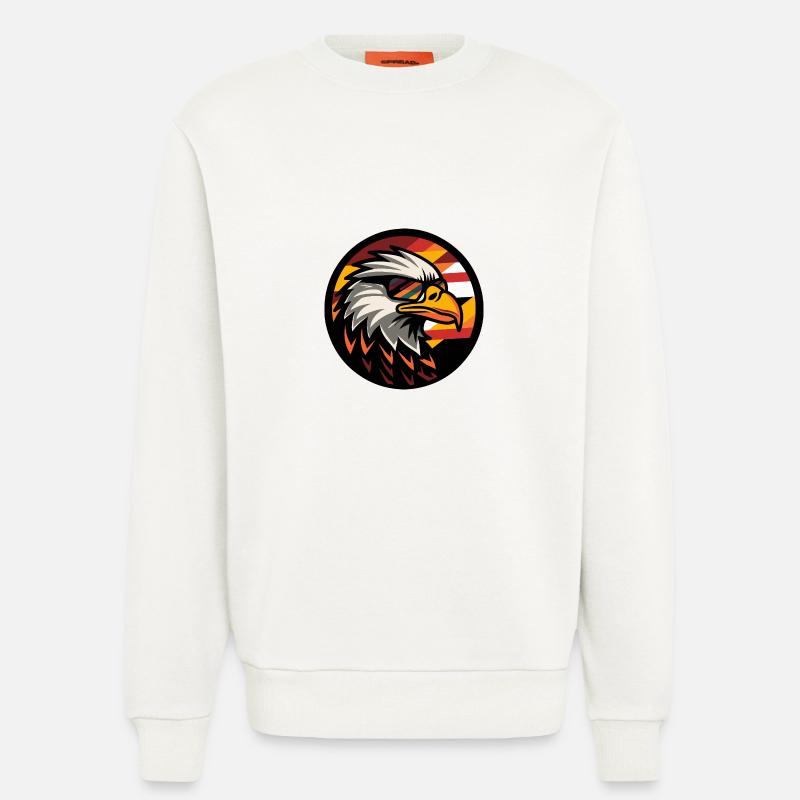 Eagle Comic Cool Summer - Sweatshirt - made by SPREAD  - OFF WHITE