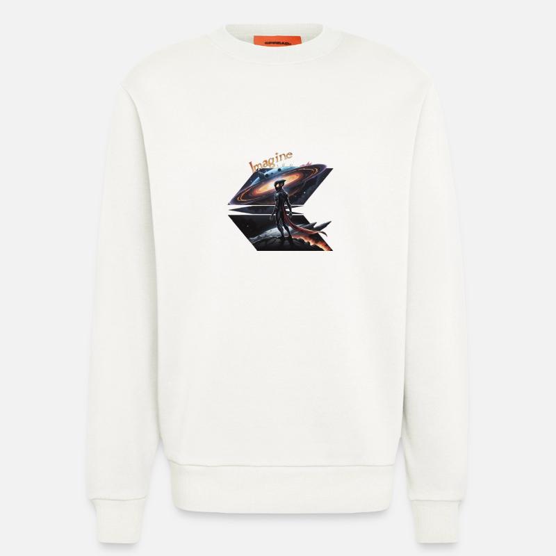 Interdimensionaler Außerirdischer - Sweatshirt - made by SPREAD  - OFF WHITE