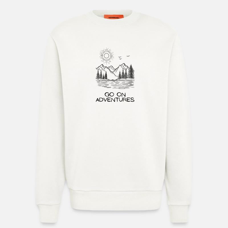 Black surface unique - Sweatshirt - made by SPREAD  - OFF WHITE