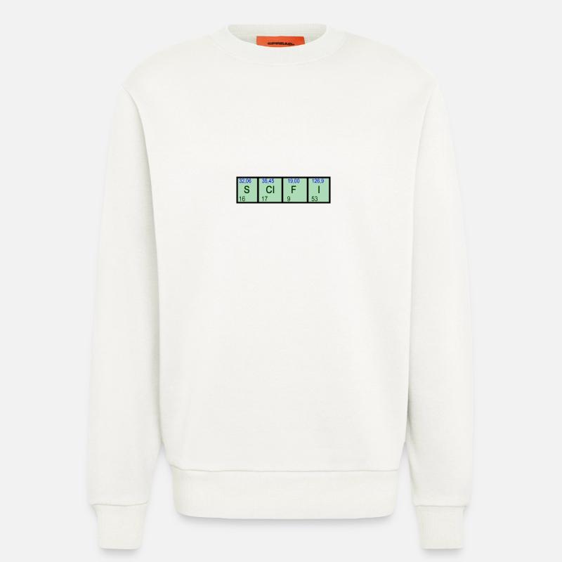 SCIFI Elemente - Sweatshirt - made by SPREAD  - OFF WHITE