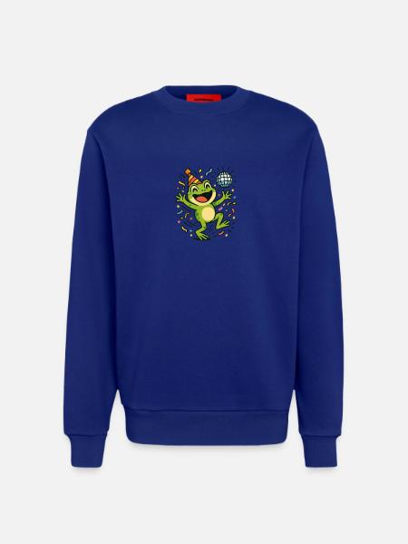 Party Frog - Sweatshirt - made by SPREAD - OFF WHITE