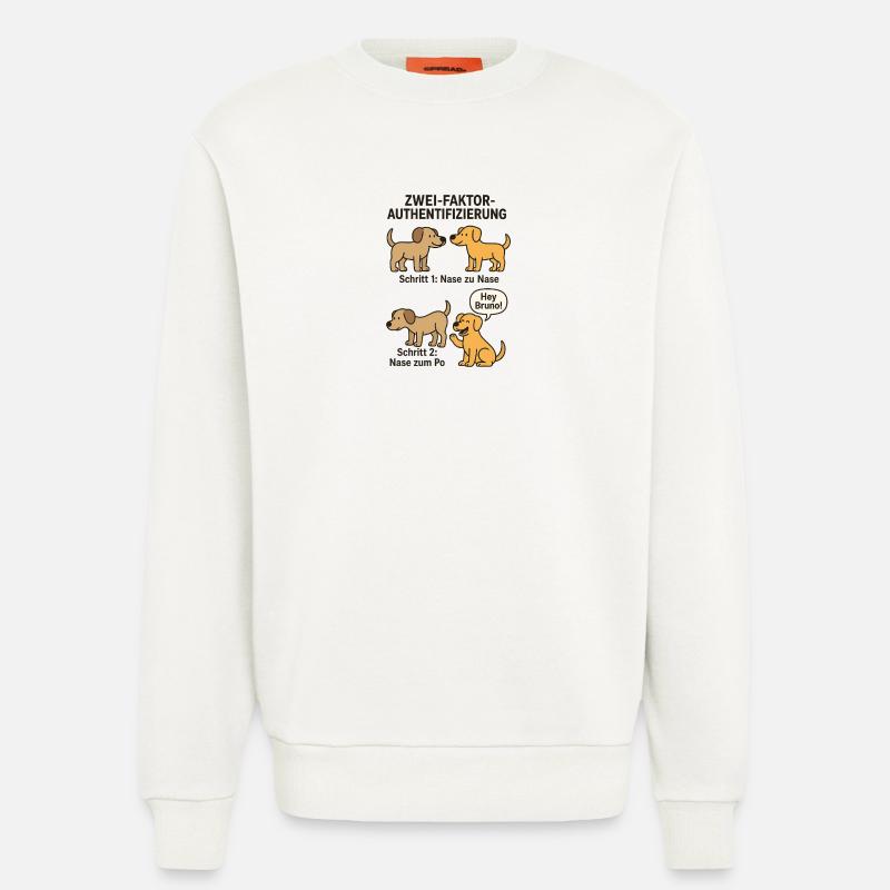 Dog Detection Two-Factor Authentication - Sweatshirt - made by SPREAD  - OFF WHITE