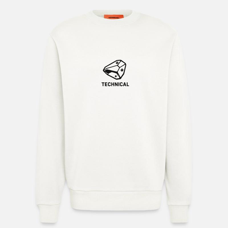 Technikal Boulder - Sweatshirt - made by SPREAD  - OFF WHITE