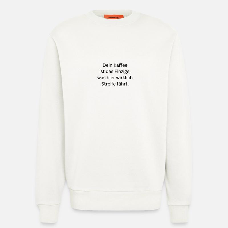 Dein_Kaffee - Sweatshirt - made by SPREAD - OFF WHITE
