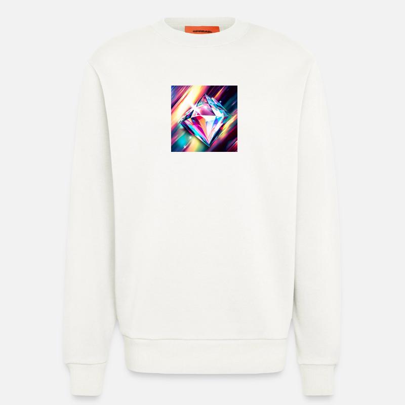 Diamant - Sweatshirt - made by SPREAD  - OFF WHITE