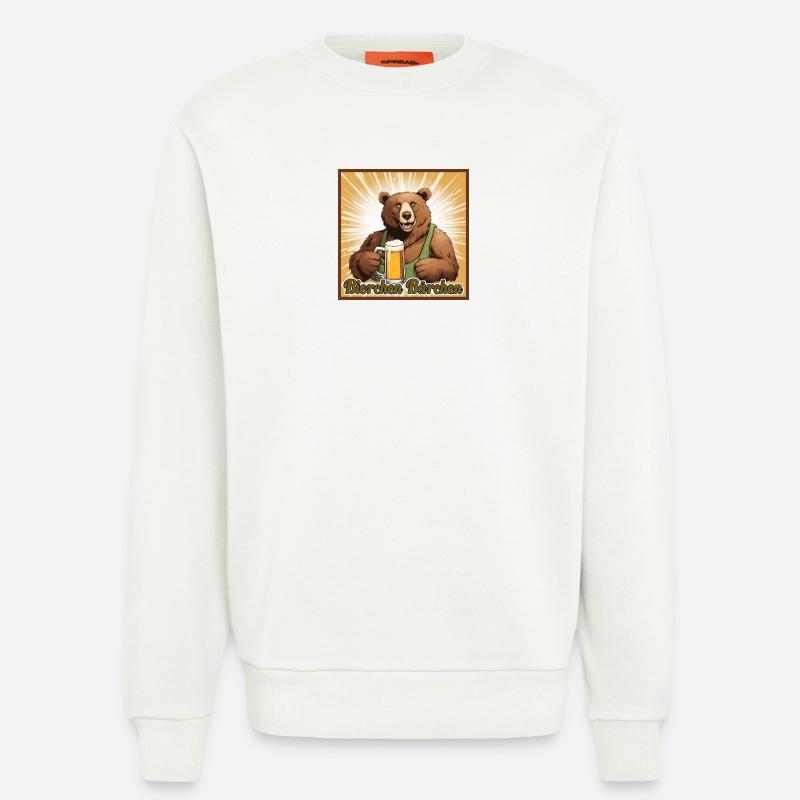 Bierchen Bärchen - Sweatshirt - made by SPREAD  - OFF WHITE
