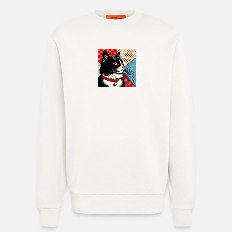 Kat 1 3 - Sweatshirt - made by SPREAD - OFF WHITE