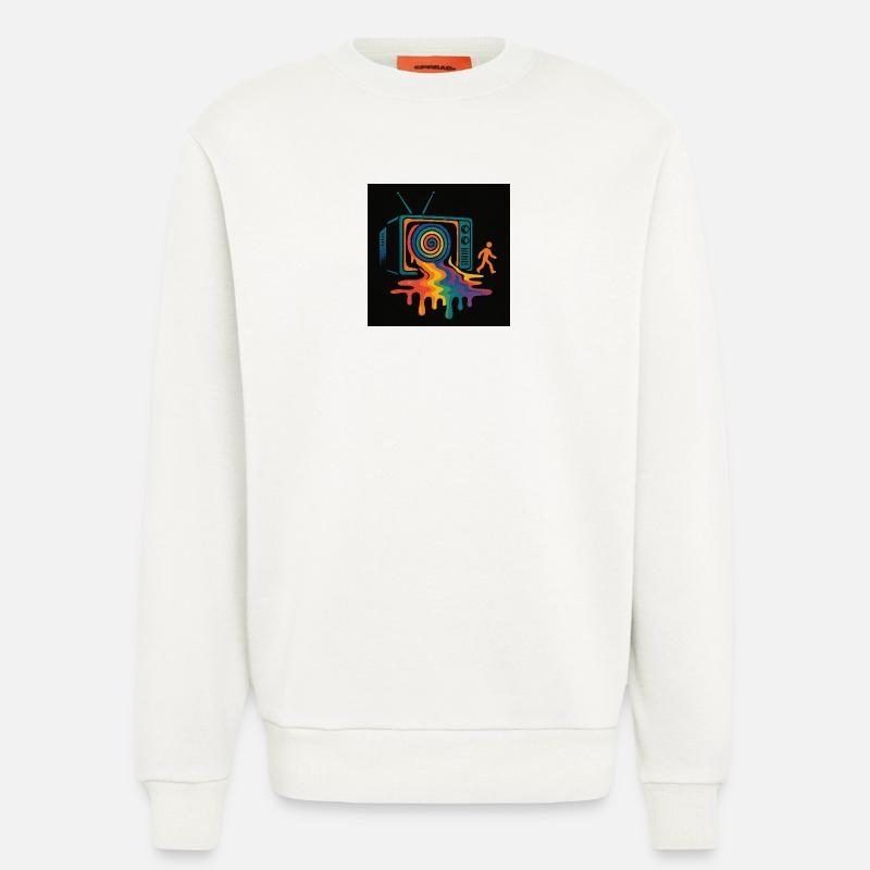 Melted Media – Raus aus der Matrix - Sweatshirt - made by SPREAD  - OFF WHITE