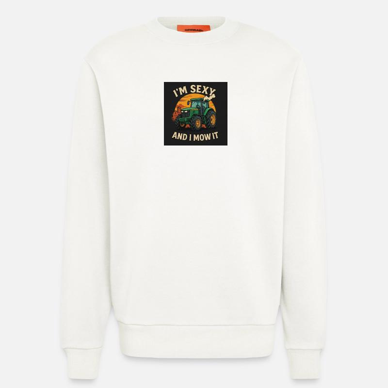 Traktor TShirt Format - Sweatshirt - made by SPREAD  - OFF WHITE