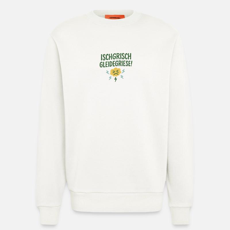 Ischgrisch gleidegriese! - Sweatshirt - made by SPREAD  - OFF WHITE