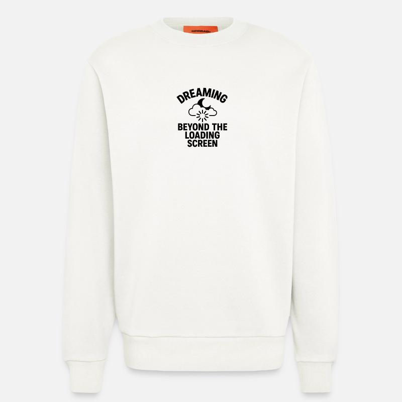 Dreaming Beyond Loading Screen - Sweatshirt - made by SPREAD  - OFF WHITE
