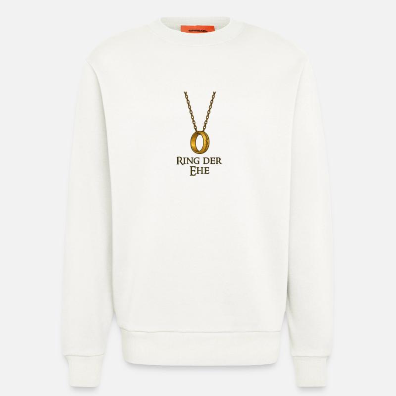 Ring der Ehe - Sweatshirt - made by SPREAD  - OFF WHITE