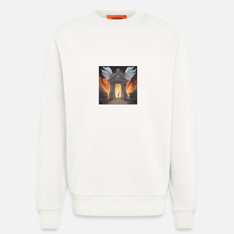 Himmel oder Hölle - Sweatshirt - made by SPREAD  - OFF WHITE