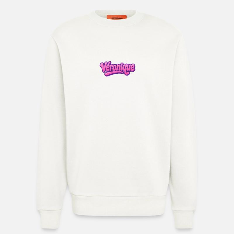 Graffiti Name Véronique printable on everything! - Sweatshirt - made by SPREAD - OFF WHITE