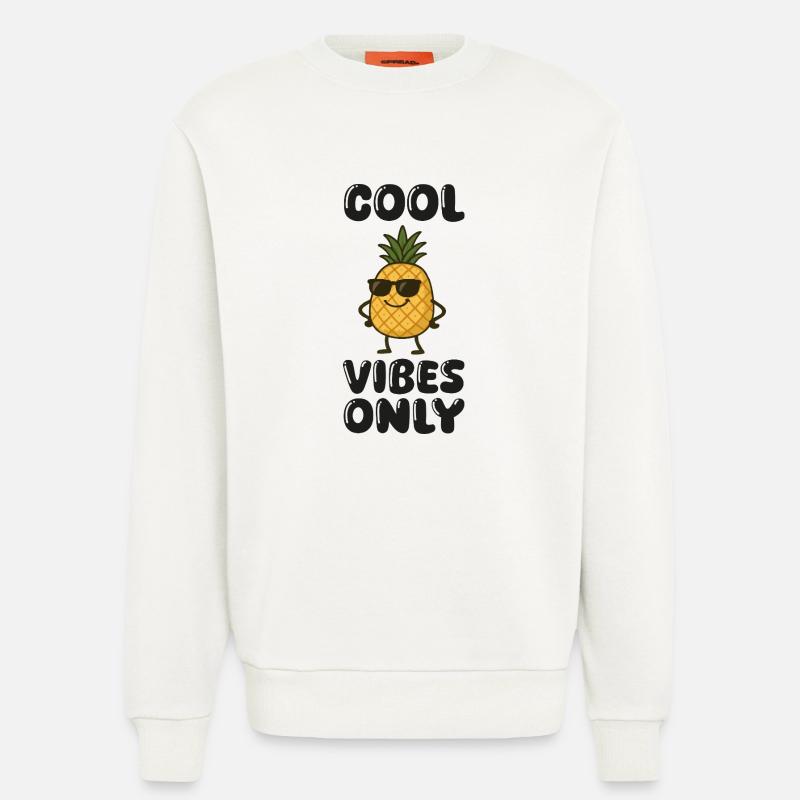 Pineapple Comic - Sweatshirt - made by SPREAD  - OFF WHITE