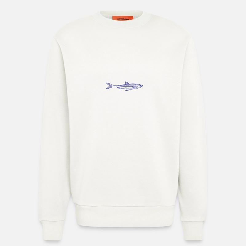 Fisch - Sweatshirt - made by SPREAD - OFF WHITE
