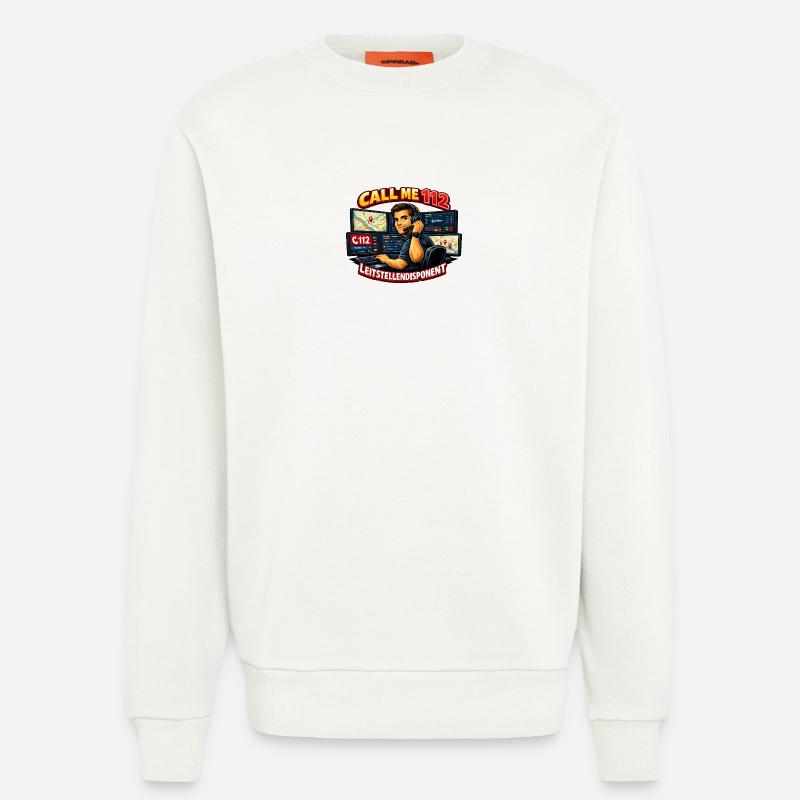 Call Me 112 Leitstellendisponent - Sweatshirt - made by SPREAD - OFF WHITE