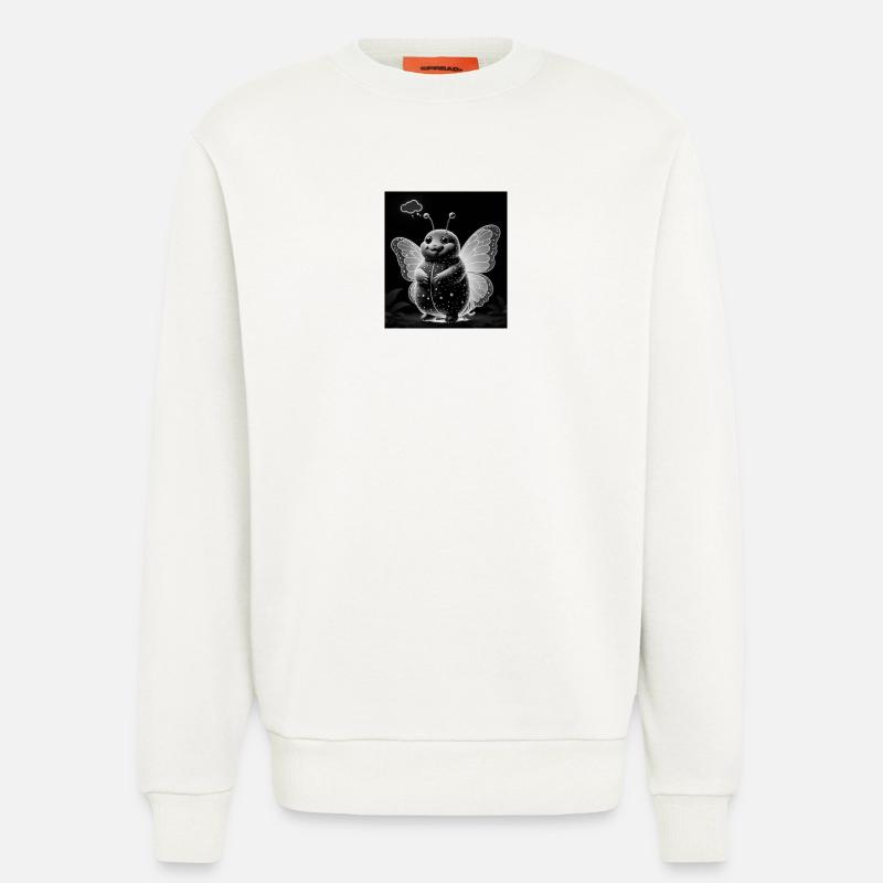 Sternenglitzer Käferfee - Sweatshirt - made by SPREAD - OFF WHITE