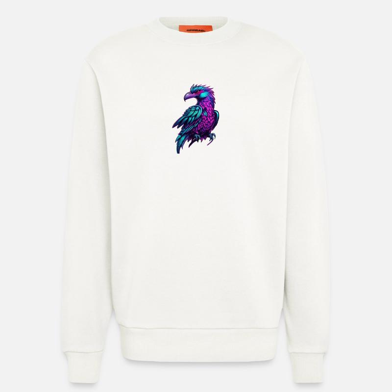 Neonphönix Farbflug - Sweatshirt - made by SPREAD  - OFF WHITE