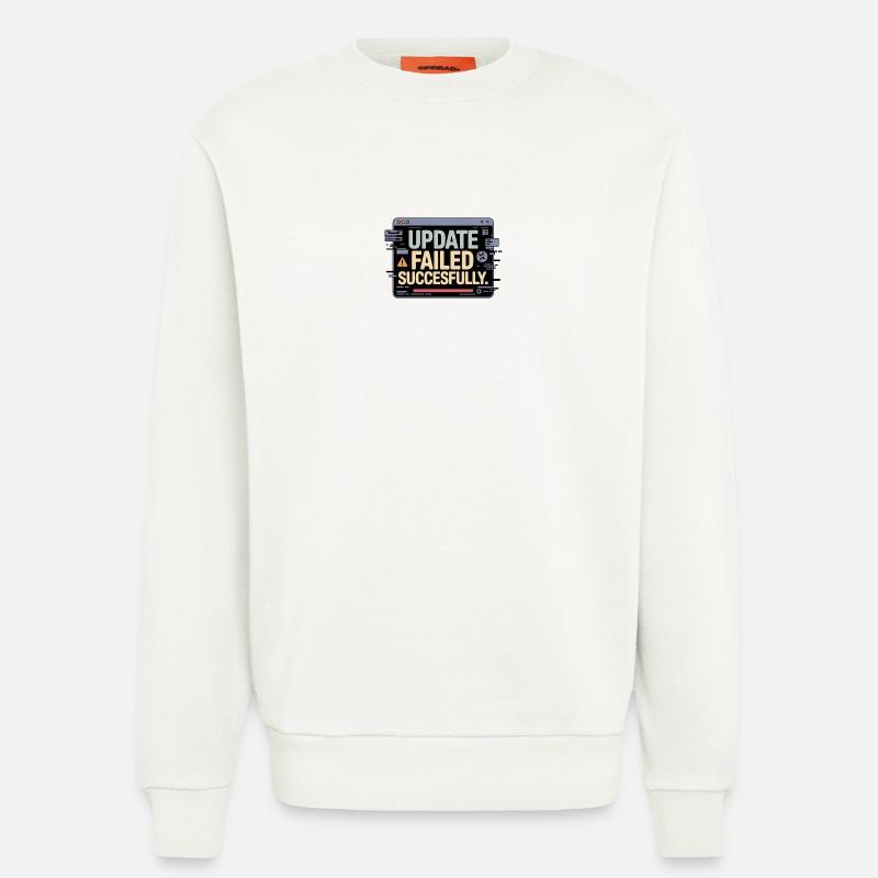 update-failed-successfully - Sweatshirt - made by SPREAD  - OFF WHITE