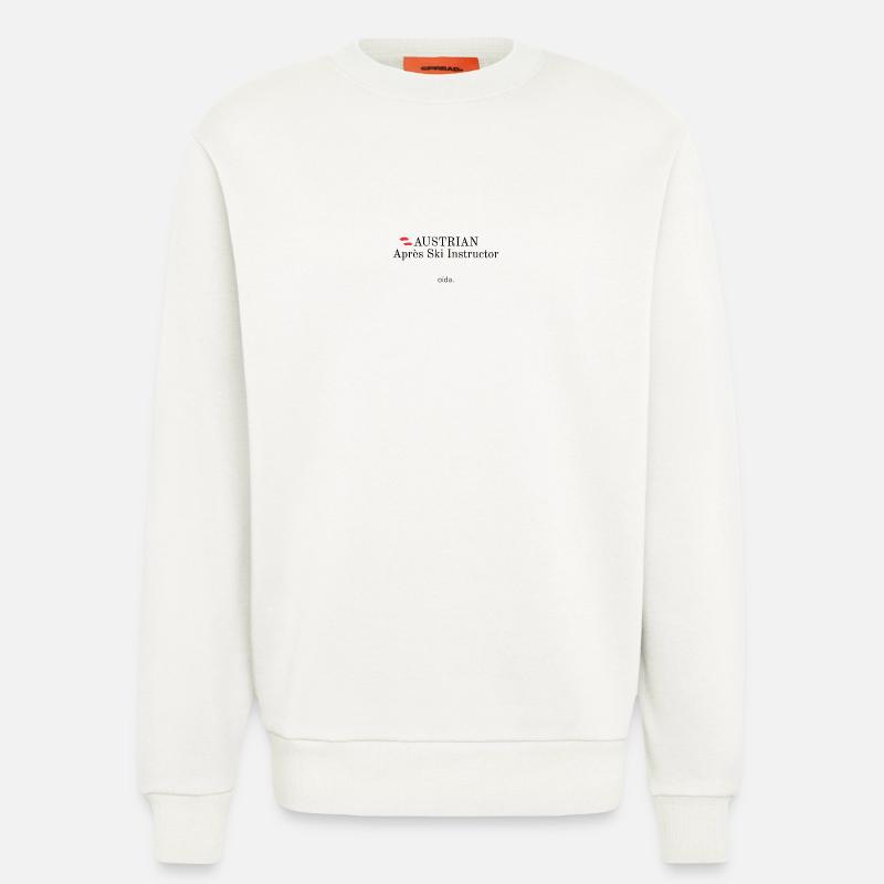 Austrian Apres Ski Instructor - Sweatshirt - made by SPREAD  - OFF WHITE