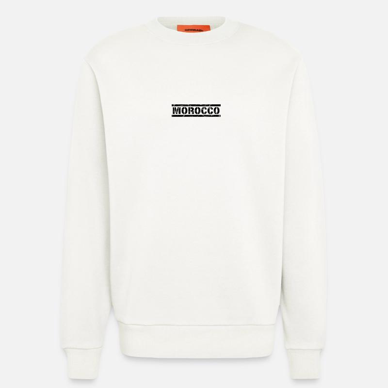 Morocco - Sweatshirt - made by SPREAD  - OFF WHITE