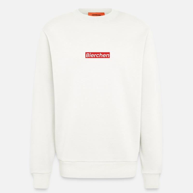 Bierchen Logo - Sweatshirt - made by SPREAD  - OFF WHITE