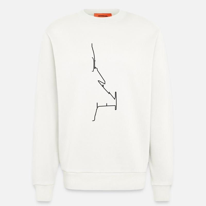 Flugzeug - Sweatshirt - made by SPREAD  - OFF WHITE