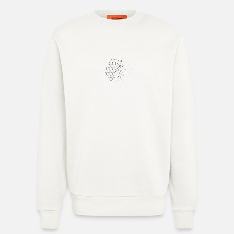 Entropy Drift – Physik Design - Sweatshirt - made by SPREAD  - OFF WHITE