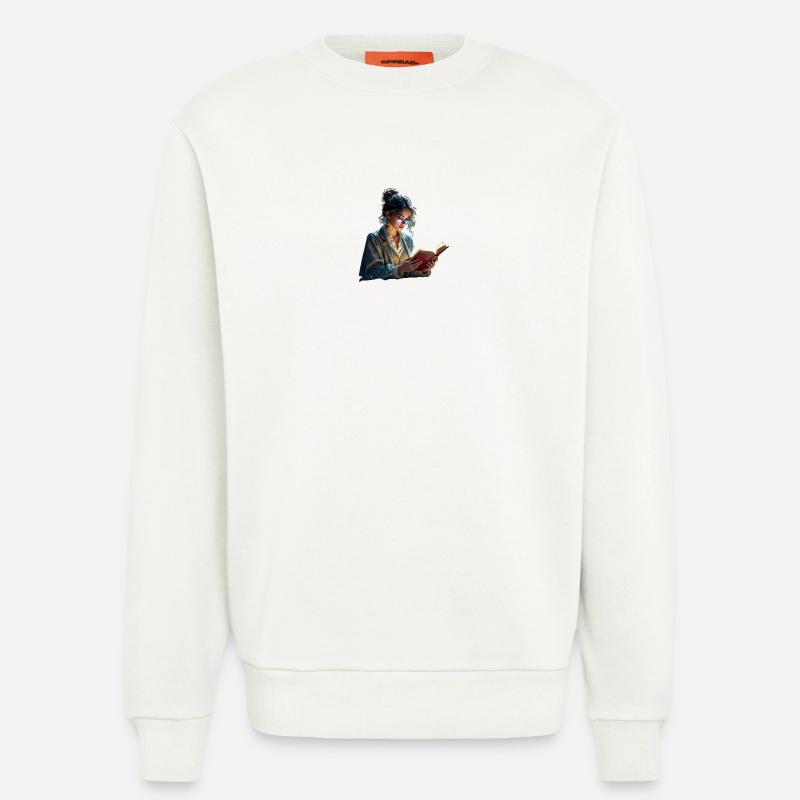 Literarische Glamour Blazer Ästhetik - Sweatshirt - made by SPREAD  - OFF WHITE