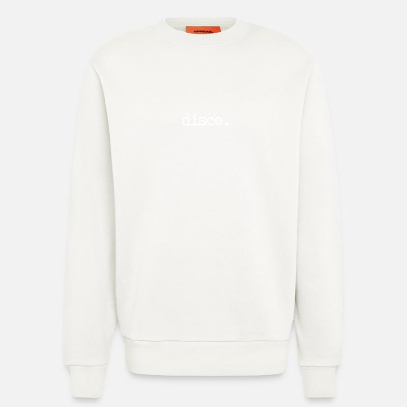 Discothèque - Sweat bio décontracté fabriqué en UE - OFF WHITE